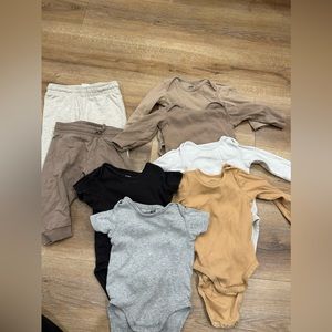 H&M beige baby 8 piece lot